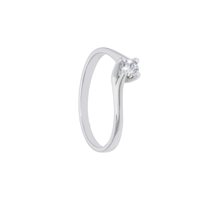 Anello Gioielleria Dossena  Donna in Oro bianco Diamante 124194CB SONGA